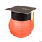 Hanging Paper Lantern with Graduation Cap Decorating Kit 12 Pc
